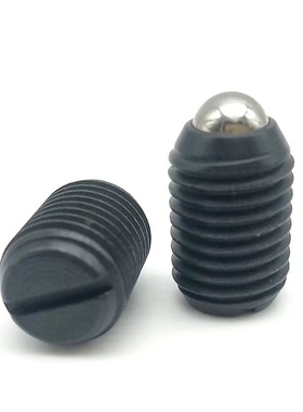 C-BPES3 4 5 6 8 10一字槽球头柱塞定位弹珠波珠螺丝 弹弓销ZAJ01