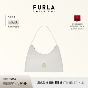 FURLA芙拉DIAMANTE牛皮小号女士单肩腋下包钻石包 礼物