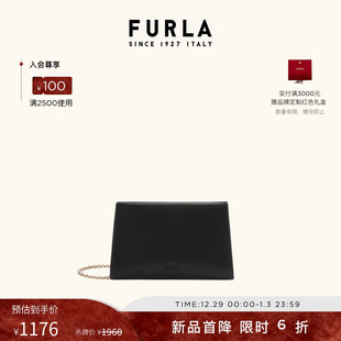 FURLA芙拉MYFURLA牛皮迷你女士斜挎包链条包手拿包 甄选礼遇