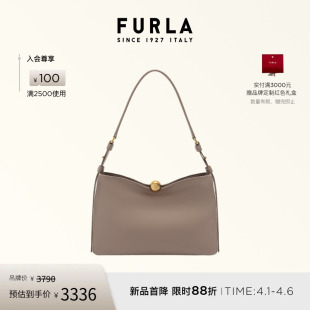 FURLA芙拉SFERA SOFT牛皮中号女士通勤单肩包百搭 礼物