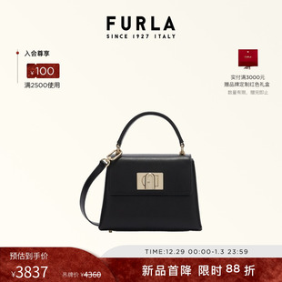 FURLA芙拉1927牛皮迷你女士手提斜挎包 明星同款 秋冬新品