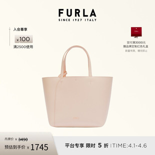 FURLA芙拉MIADIVA牛皮小号女士手提包托特包子母包 礼物