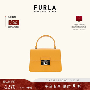 FURLA芙拉VENERE牛皮迷你女士简约时尚 单肩手提包斜挎包小方包