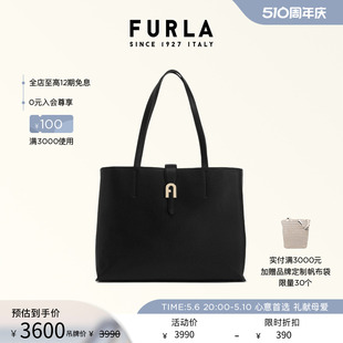 母亲节礼物 FURLA芙拉SOFIA软皮牛皮大号女士通勤手提托特包