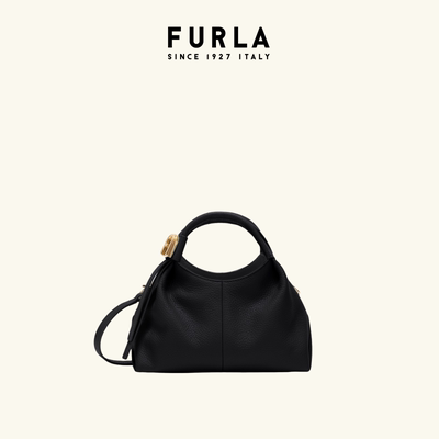 【同价11.11】FURLA芙拉PLANETA牛皮小号女士手提包HOBO包流浪包