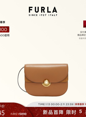 【甄选礼遇】FURLA芙拉SFERA牛皮小号女士休闲通勤单肩包斜挎包