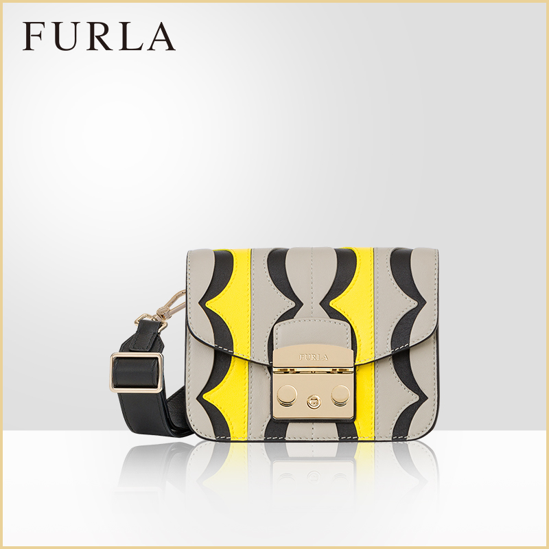 FURLA/ܽÀMETROPOLISײɫƴͼÃÔÄãб¿æÐ¡·½°ü