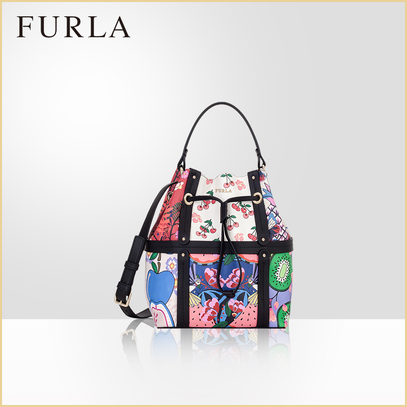 FURLA/ܽÀSTACYСºÅÊÖÌá°üб¿æ°ü2018пîÓ¡»¨·ç³±Å®°ü