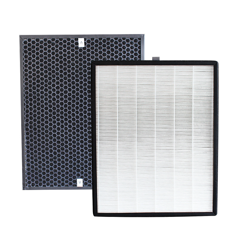 适配海尔净化器KJ320F/KJ340F-EAA/F350过滤网HEPA活性炭除醛雾霾