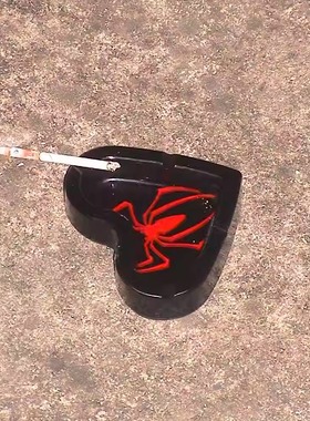 LIFE'NAIVE暗黑蜘蛛烟灰缸礼品情侣手工制作