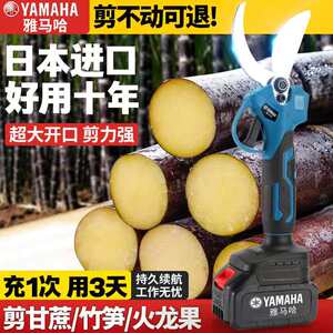 电动甘蔗剪竹笋剪鸡鸭鱼骨强力剪火龙果果园电动剪广西砍甘蔗剪