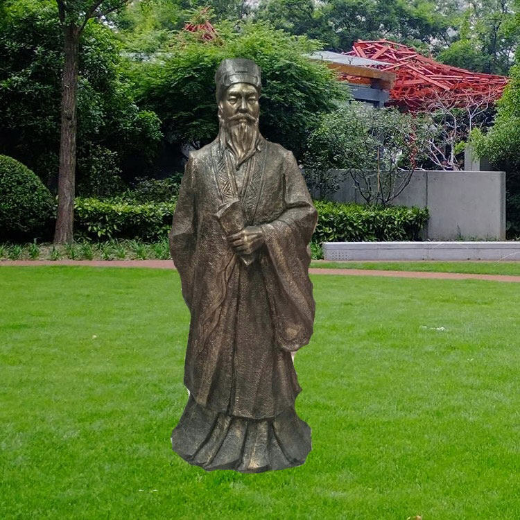 石膏定制古代人物王诩鬼谷子酒圣