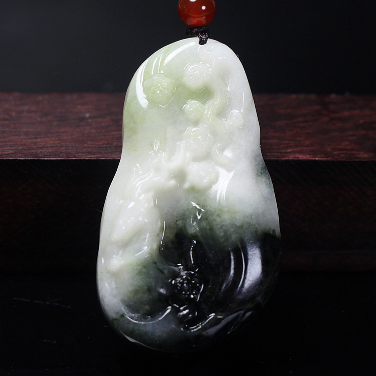 天然独山玉一路有你玉挂件