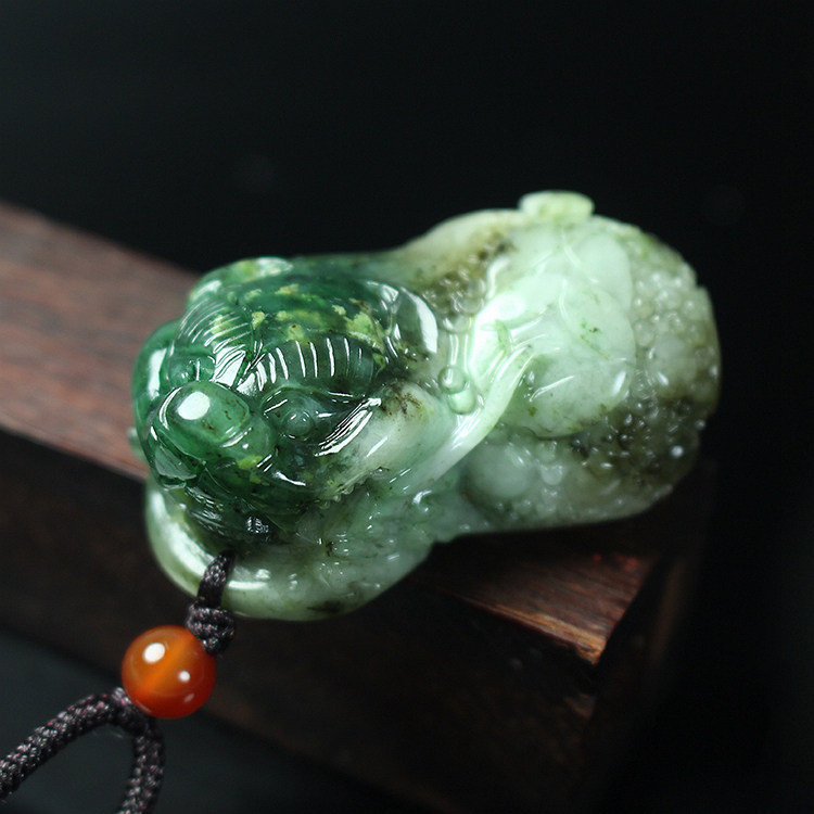 天然独山玉貔貅挂件腰坠吊坠手工雕刻男女挂饰南阳翡翠送证书