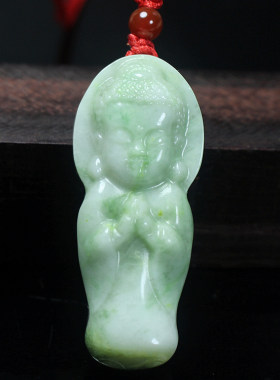 新款天然独山玉佛祖挂件