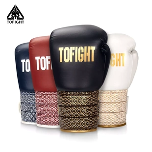 TOFIGHT拳击手套成人男女泰拳散打格斗训练比赛专业对练沙袋拳套