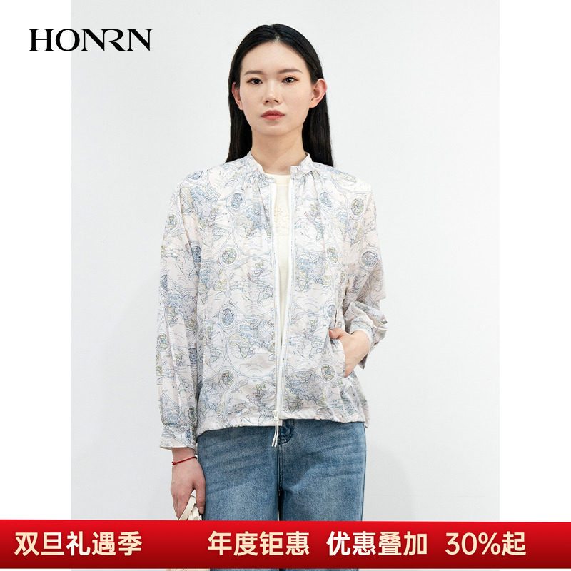 HONRN/红人新中式短款外套上衣