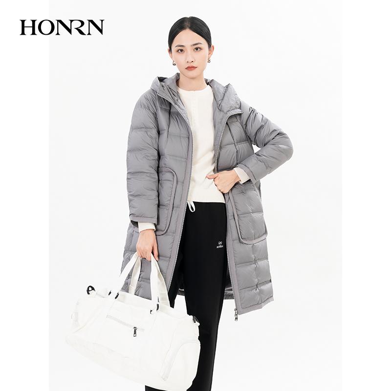 HONRN/红人中长款羽绒服外套