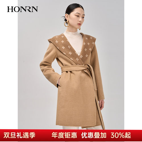 HONRN/红人中长款大衣外套