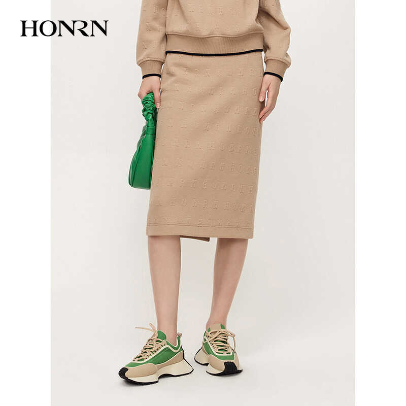 HONRN/红人中长款半身裙