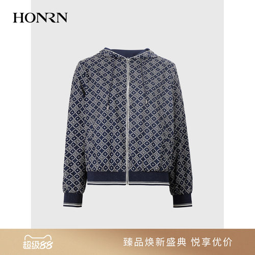 HONRN/红人双面穿休闲连帽短外套