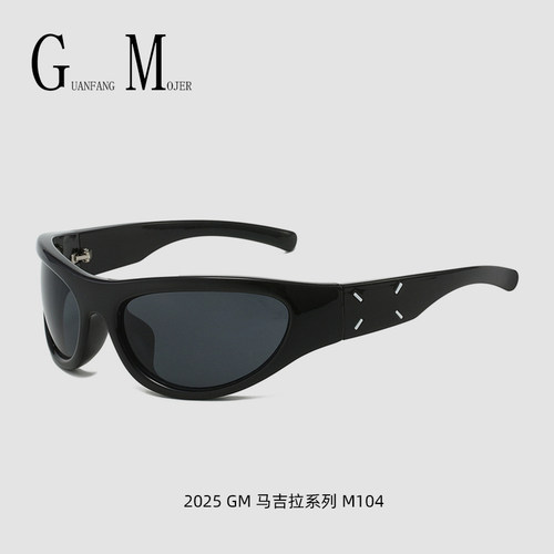 GM2025同款猫眼墨镜男女潮高级感发箍复古网红防紫外线太阳眼镜酷