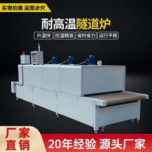 高温隧道炉烘干线丝印恒温流水线烘干机不锈钢链板网带工业烤箱