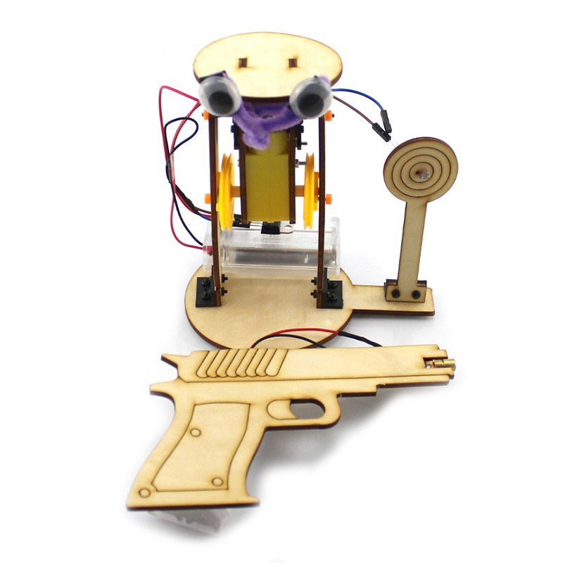 瞄准射击科技小制作1号DIY手工小制作科学实验教具拼装模型材N09图片