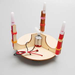 学生科学实验科技小制作发明手工制作DIY材料包玩教具涂鸦机器人