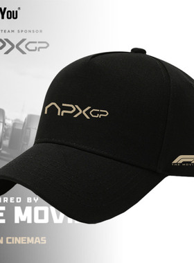 F1大电影飞车APXGP车队周边运动联名棒球帽可定制夏季硬顶鸭舌帽