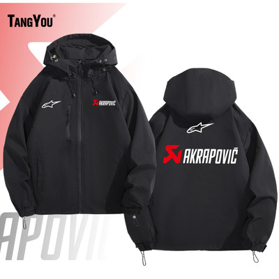 可定制机车a星天蝎联名摩托车骑行服周边保暖夹克男士休闲冲锋衣
