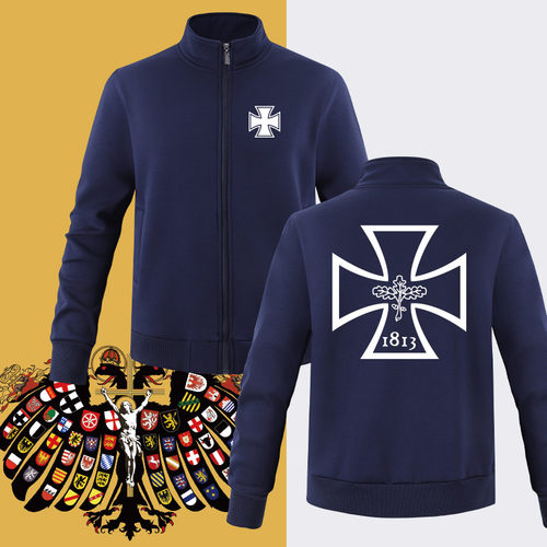 棠柚立领两件九折拉链卫衣