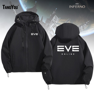 定制星战前夜古斯塔斯POIBC动漫游戏EVE周边男装 休闲连帽夹克外套