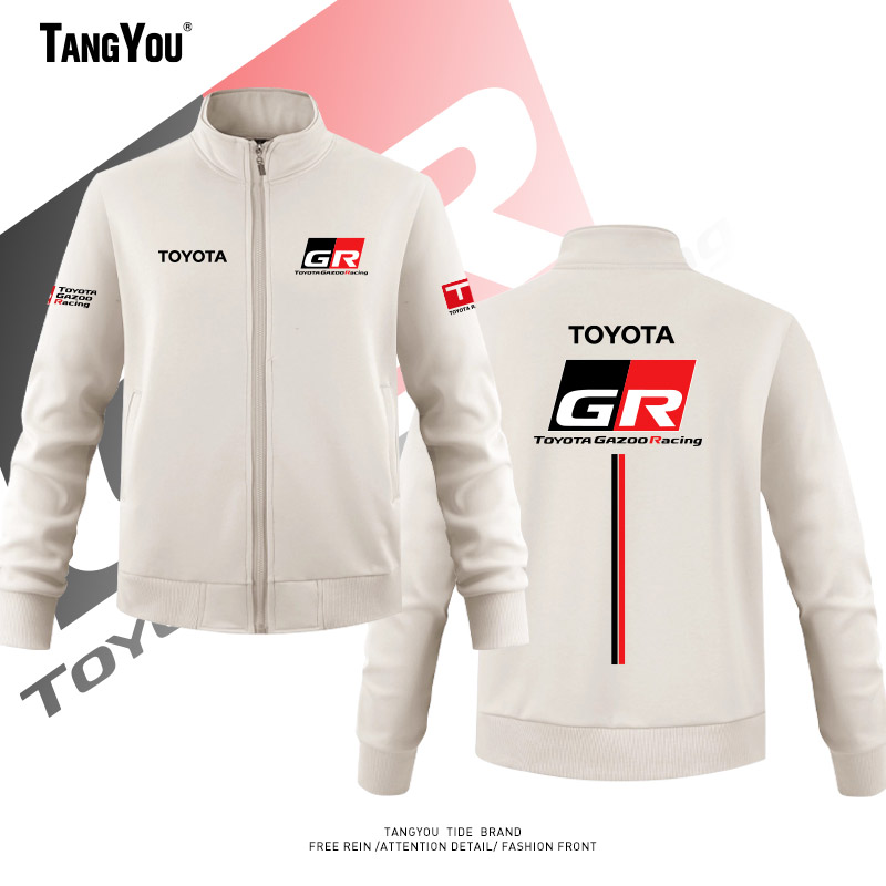 可定制丰田TOYOTA车队服GR赛车服外套男士运动立领机车比赛工装服