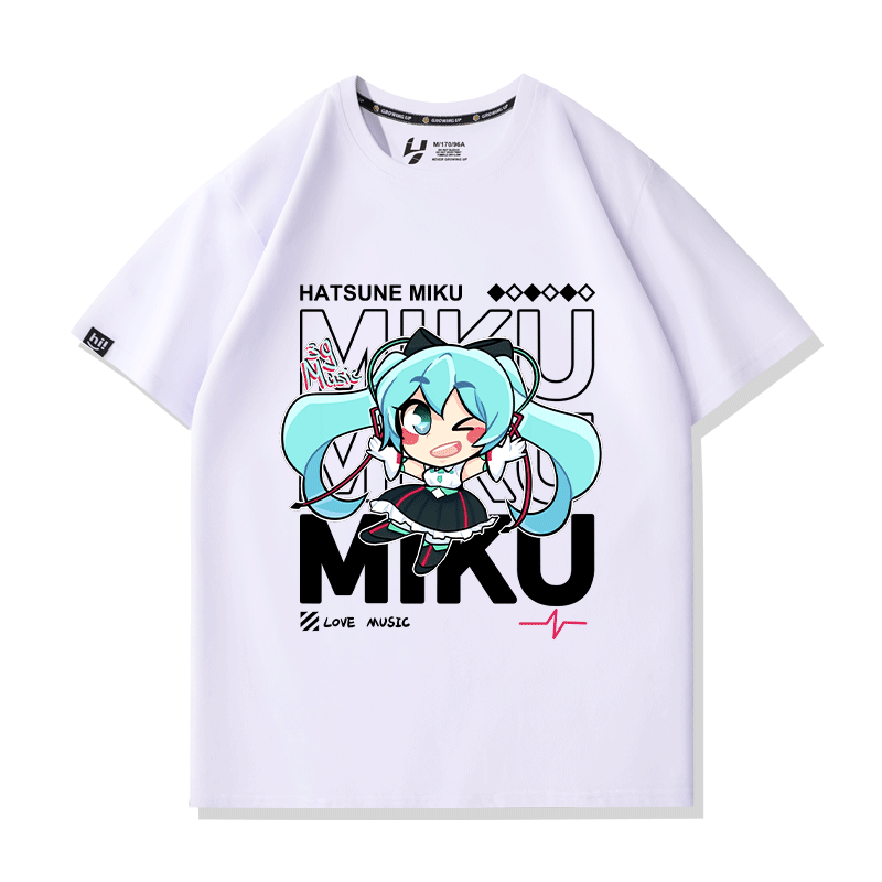初音未来MIKU动漫周边短袖
