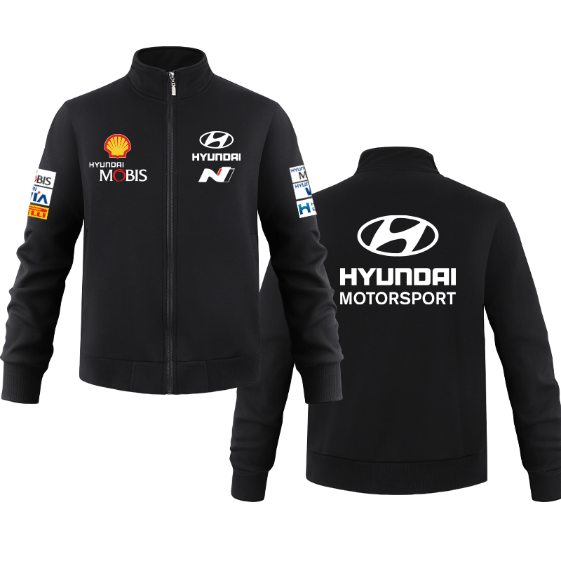 可定制机车服卫衣HUYNDAI现代勒芒赛WRC汽车拉力赛定制运动外套服
