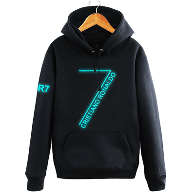 西甲皇马7号罗Ronaldo卫衣圆领