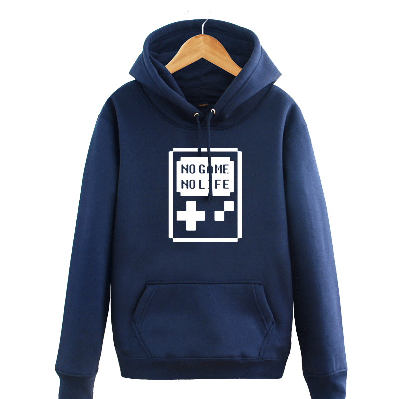 no game no life游戏人生我爱人类动漫周边卫衣男女休闲加绒外套