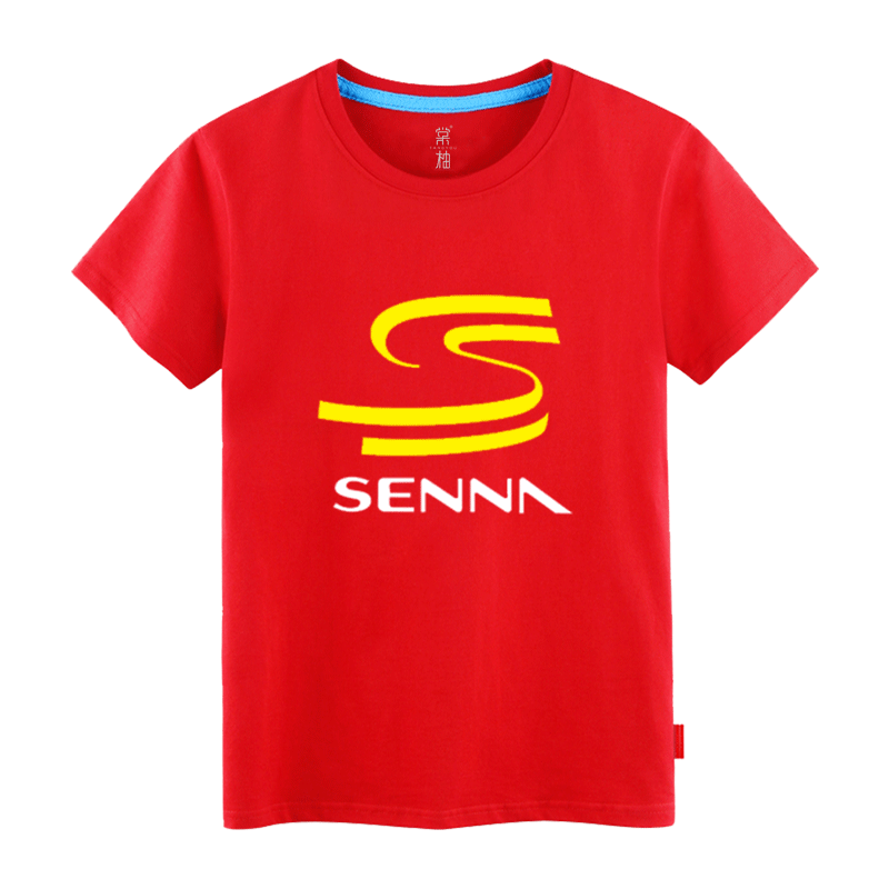 巴西F1传奇 Ayrton Senna短袖T恤 埃尔顿·塞纳印花t恤衫
