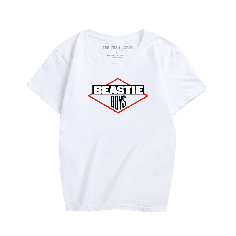 Beastie boys 纯棉t恤男装 野兽男孩 朋克摇滚乐队音乐短袖衣服
