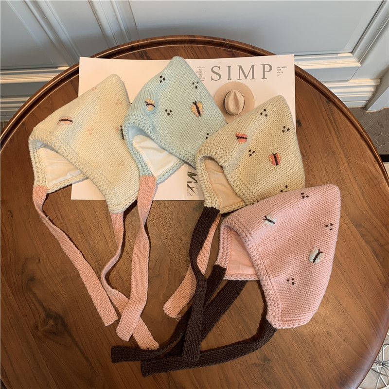 婴幼儿时尚包头毛线尖尖帽