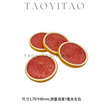 仿真水果苹果片草莓道具样板房间餐厅展台橱柜厨房装饰品软装饰品