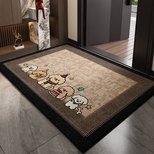 卡通入户门地垫2026新款进门脚垫耐脏免洗可裁剪玄关门垫地毯