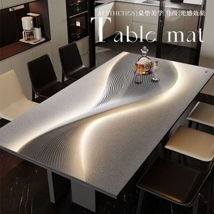 2026新款餐桌垫防水防油免洗桌布轻奢高级感防烫耐高温隔热桌面垫