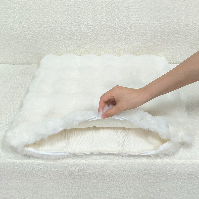 双面绒抱枕套不含芯轻奢高级感仿兔毛绒靠背飘窗客厅沙发靠枕DF83