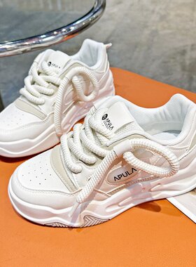 小白鞋女鞋新款春季爆款运动板鞋女款时尚2026白色百搭休闲鞋L-40