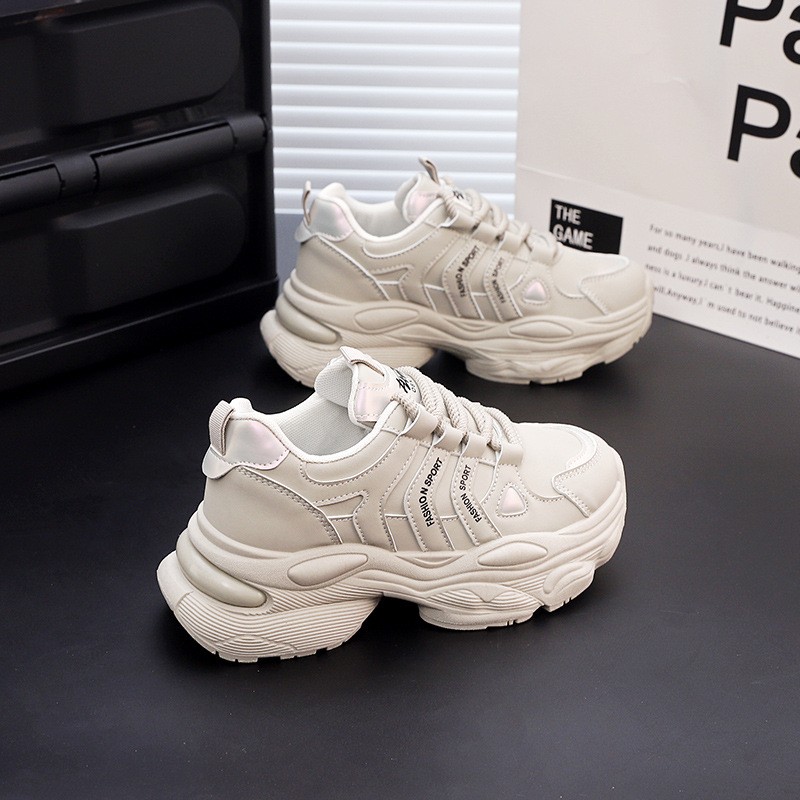 老爹鞋女厚底百搭女鞋2025秋季新款休闲运动增高鞋子女HXX-G1kl05