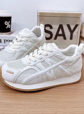 夏季女鞋新款透气网面德训鞋女韩版百搭平底运动鞋休闲板鞋阿R-88