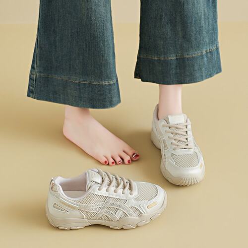 ins韩版新款老爹鞋女2026秋季学生运动跑步鞋休闲鞋厚底增高SS01
