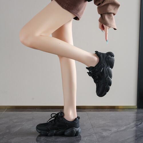 ins韩版新款老爹鞋女2026秋季学生运动跑步鞋休闲厚底增高鞋SS28